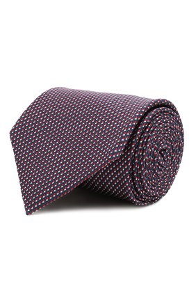 Мужской шелковый галстук BRIONI разноцветного цвета, арт. 062I00/P041K | Фото 1 (Принт: С принтом; Материал: Шелк, Текстиль; Региональные ограничения белый список (Axapta Mercury): RU)