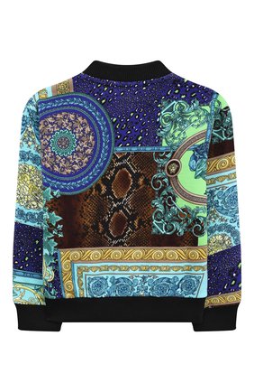 Детский хлопковая толстовка VERSACE разноцветного цвета по цене 32350 руб., арт. 1000343/1A00277 | Фото 2 Детский хлопковая толстовка VERSACE разноцветного цвета, арт. 1000343/1A00277 | Фото 2 (Рукава: Длинные; Материал внешний: Хлопок; Региональные ограничения белый список (Axapta Mercury): RU; Кросс-КТ НВ: Толстовки; Ростовка одежда: 12 мес | 80 см, 18 мес | 86 см, 24 мес | 92 см, 36 мес | 98 см)