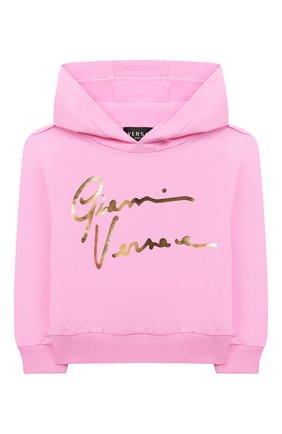 Детский комплект из худи и брюк VERSACE розового цвета по цене 42050 руб., арт. 1000177/1A00154 | Фото 2 Детский комплект из худи и брюк VERSACE розового цвета, арт. 1000177/1A00154 | Фото 2 (Материал внешний: Хлопок; Рукава: Длинные; Региональные ограничения белый список (Axapta Mercury): RU; Ростовка одежда: 12 мес | 80 см, 18 мес | 86 см, 24 мес | 92 см, 36 мес | 98 см, 9 мес | 74 см)