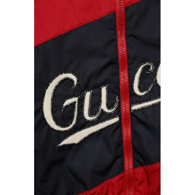 Ветровка для мальчика с капюшоном Gucci 638052/XWAMC Фото 3