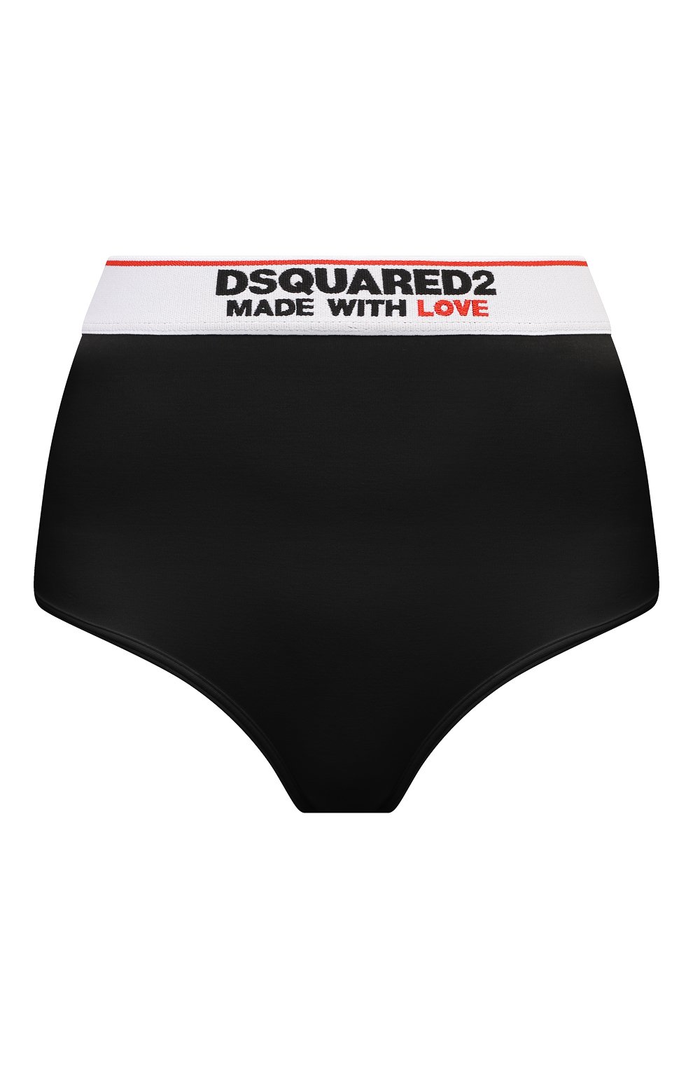 Женские трусы-шорты DSQUARED2 черного цвета, арт. D8L283470 | Фото 1