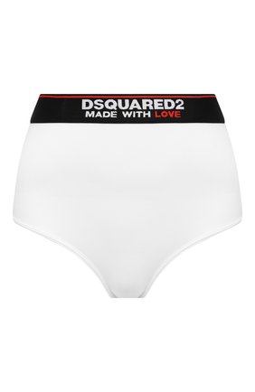 Женские трусы-шорты DSQUARED2 белого цвета по цене 9205 руб., арт. D8L283470 | Фото 1 Женские трусы-шорты DSQUARED2 белого цвета, арт. D8L283470 | Фото 1