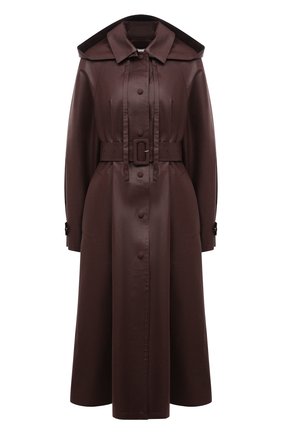 Женский плащ JIL SANDER коричневого цвета по цене 373500 руб., арт. JSPS470209-WS451650A | Фото 1 Женский плащ JIL SANDER коричневого цвета, арт. JSPS470209-WS451650A | Фото 1