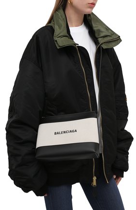 Женская сумка navy BALENCIAGA черного цвета по цене 78000 руб., арт. 639497/2HH2N | Фото 2 Женская сумка navy BALENCIAGA черного цвета, арт. 639497/2HH2N | Фото 2