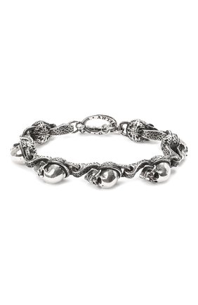 Женский браслет funny skulls GL JEWELRY серебряного цвета по цене 48840 руб., арт. M400011-S97-01 | Фото 1 Женский браслет funny skulls GL JEWELRY серебряного цвета, арт. M400011-S97-01 | Фото 1