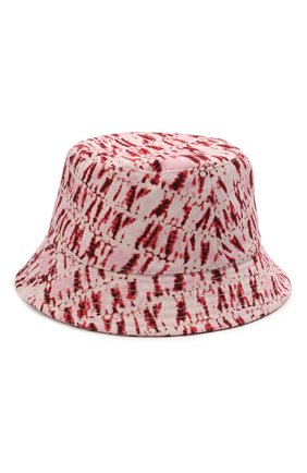 Женская хлопковая панама ISABEL MARANT красного цвета по цене 12500 руб., арт. CU0026-21P035A/HALEY | Фото 2 Женская хлопковая панама ISABEL MARANT красного цвета, арт. CU0026-21P035A/HALEY | Фото 2
