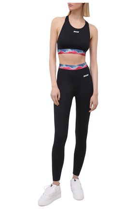 Женский топ MSGM черного цвета по цене 14250 руб., арт. 3045MDT01 217250 | Фото 2 Женский топ MSGM черного цвета, арт. 3045MDT01 217250 | Фото 2