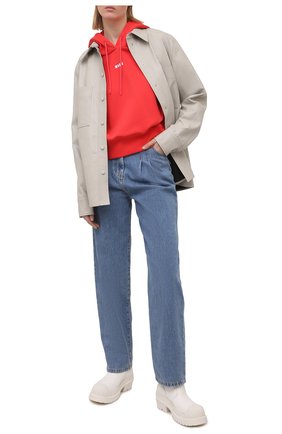 Женские джинсы MSGM синего цвета по цене 27900 руб., арт. 3041MDP48L 217280 | Фото 2 Женские джинсы MSGM синего цвета, арт. 3041MDP48L 217280 | Фото 2
