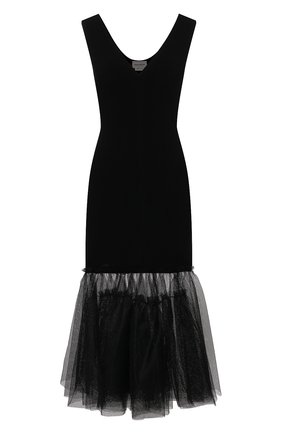 Женское платье из вискозы ALEXANDER MCQUEEN черного цвета по цене 283000 руб., арт. 659529/Q1AUJ | Фото 1 Женское платье из вискозы ALEXANDER MCQUEEN черного цвета, арт. 659529/Q1AUJ | Фото 1