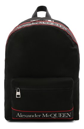 Женский текстильный рюкзак metropolitan ALEXANDER MCQUEEN черного цвета, арт. 646457/1AAAJ | Фото 1 (Размер: large; Материал: Текстиль)