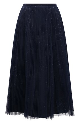 Женская плиссированная юбка REDVALENTINO синего цвета по цене 72850 руб., арт. VR3RAC20/5MA | Фото 1 Женская плиссированная юбка REDVALENTINO синего цвета, арт. VR3RAC20/5MA | Фото 1