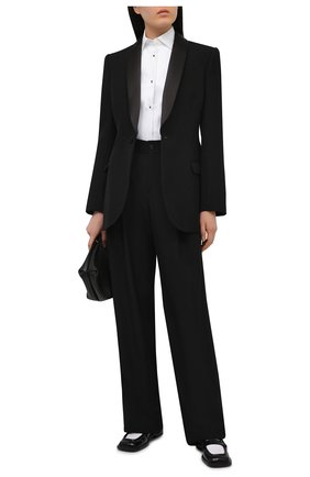 Женская хлопковая рубашка DOLCE & GABBANA белого цвета по цене 51950 руб., арт. F5045T/FU5K9 | Фото 2 Женская хлопковая рубашка DOLCE & GABBANA белого цвета, арт. F5045T/FU5K9 | Фото 2