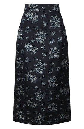 Женская шелковая юбка BROCK COLLECTION темно-синего цвета по цене 95400 руб., арт. BRPS35009A/BS072 | Фото 1 Женская шелковая юбка BROCK COLLECTION темно-синего цвета, арт. BRPS35009A/BS072 | Фото 1