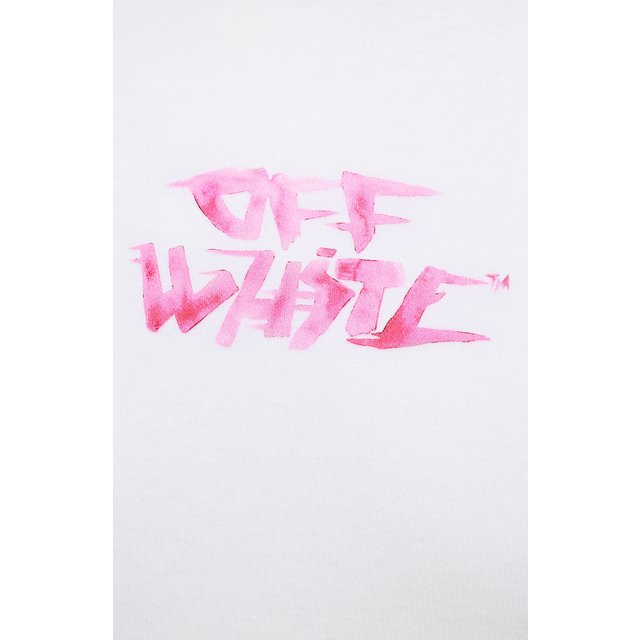 фото Хлопковая футболка off-white