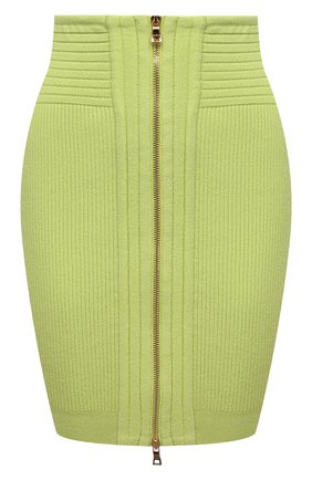 Женская юбка из вискозы BALMAIN салатового цвета по цене 76450 руб., арт. VF0LB010/K211 | Фото 1 Женская юбка из вискозы BALMAIN салатового цвета, арт. VF0LB010/K211 | Фото 1 (Материал внешний: Вискоза; Стили: Гламурный; Женское Кросс-КТ: Юбка-одежда; Длина Ж (юбки, платья, шорты): Мини)