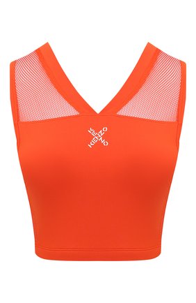 Женский топ kenzo sport KENZO оранжевого цвета по цене 18200 руб., арт. FB52T08564SC | Фото 1 Женский топ kenzo sport KENZO оранжевого цвета, арт. FB52T08564SC | Фото 1 (Стили: Спорт-шик; Рукава: Без рукавов; Кросс-КТ: без рукавов; Длина (для топов): Укороченные; Материал внешний: Синтетический материал; Региональные ограничения белый список (Axapta Mercury): RU)
