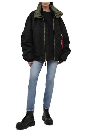Женские джинсы MOUSSY голубого цвета по цене 29950 руб., арт. 025ESC11-1230 | Фото 2 Женские джинсы MOUSSY голубого цвета, арт. 025ESC11-1230 | Фото 2