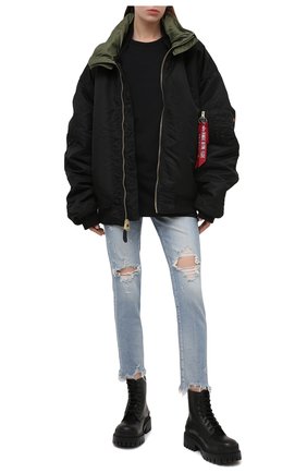 Женские джинсы MOUSSY голубого цвета по цене 31950 руб., арт. 025ESC12-2430 | Фото 2 Женские джинсы MOUSSY голубого цвета, арт. 025ESC12-2430 | Фото 2