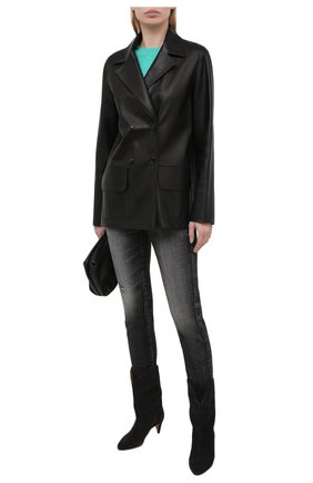 Женские джинсы MOUSSY черного цвета по цене 29950 руб., арт. 025ESC12-2500 | Фото 2 Женские джинсы MOUSSY черного цвета, арт. 025ESC12-2500 | Фото 2