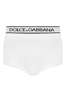 Женские трусы-шорты DOLCE & GABBANA белого цвета по цене 7280 руб., арт. 02A88T/FUGF5 | Фото 1 Женские трусы-шорты DOLCE & GABBANA белого цвета, арт. 02A88T/FUGF5 | Фото 1 (Материал внешний: Хлопок)