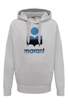 Мужской хлопковое худи ISABEL MARANT серого цвета по цене 27750 руб., арт. SW0055-21P029H/MILEY | Фото 1 Мужской хлопковое худи ISABEL MARANT серого цвета, арт. SW0055-21P029H/MILEY | Фото 1