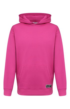 Мужской хлопковое худи VALENTINO фуксия цвета по цене 75400 руб., арт. VV0MF18F7EY | Фото 1 Мужской хлопковое худи VALENTINO фуксия цвета, арт. VV0MF18F7EY | Фото 1 (Мужское Кросс-КТ: Худи-одежда; Материал внешний: Хлопок; Рукава: Длинные; Принт: Без принта; Длина (для топов): Стандартные; Стили: Кэжуэл)