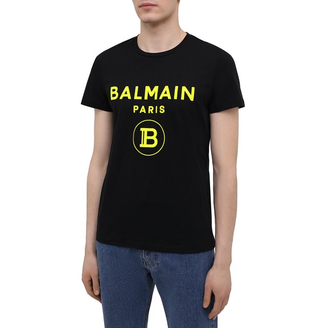 фото Хлопковая футболка balmain