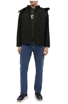 Мужской хлопковый свитшот KENZO хаки цвета по цене 26900 руб., арт. FB55SW5234M0 | Фото 2 Мужской хлопковый свитшот KENZO хаки цвета, арт. FB55SW5234M0 | Фото 2