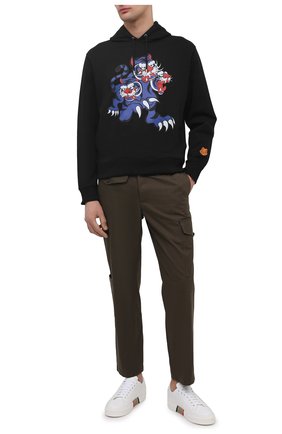 Мужской хлопковое худи kenzo x kansai yamamoto KENZO черного цвета по цене 31700 руб., арт. FB55SW3234ML | Фото 2 Мужской хлопковое худи kenzo x kansai yamamoto KENZO черного цвета, арт. FB55SW3234ML | Фото 2