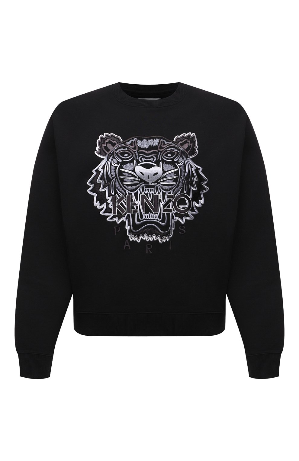 Мужской черный хлопковый свитшот KENZO 