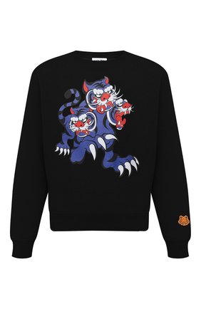 Мужской хлопковый свитшот kenzo x kansai yamamoto KENZO черного цвета по цене 26900 руб., арт. FB55SW0134ML | Фото 1 Мужской хлопковый свитшот kenzo x kansai yamamoto KENZO черного цвета, арт. FB55SW0134ML | Фото 1