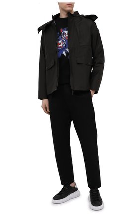 Мужской хлопковый свитшот kenzo x kansai yamamoto KENZO черного цвета по цене 26900 руб., арт. FB55SW0134ML | Фото 2 Мужской хлопковый свитшот kenzo x kansai yamamoto KENZO черного цвета, арт. FB55SW0134ML | Фото 2
