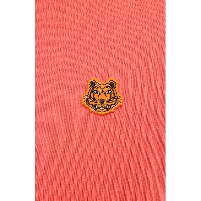Хлопковый свитшот Kenzo FB55SW0034ML, цвет оранжевый, размер 48 - фото 5