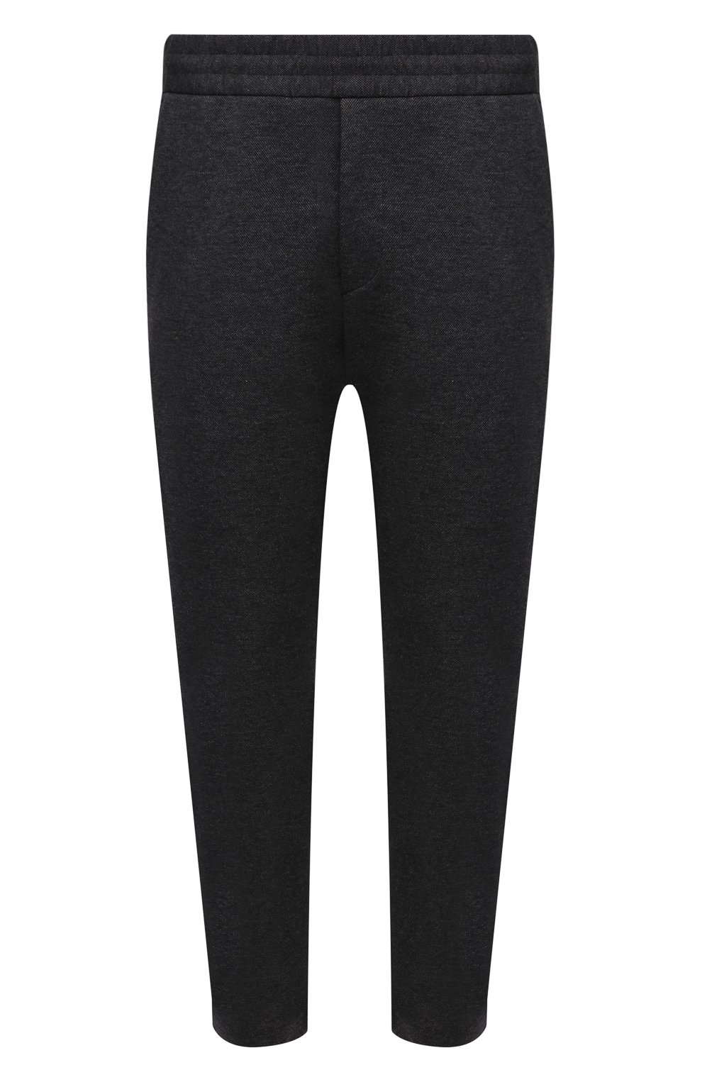 Мужские хлопковые брюки HARRIS WHARF LONDON темно-серого цвета, арт. C7015PBR | Фото 1 (Длина (брюки, джинсы): Стандартные; Случай: Повседневный; Материал внешний: Хлопок; Стили: Кэжуэл)
