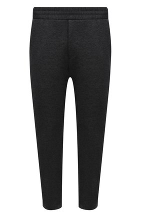 Мужские хлопковые брюки HARRIS WHARF LONDON темно-серого цвета, арт. C7015PBR | Фото 1 (Материал внешний: Хлопок; Случай: Повседневный; Длина (брюки, джинсы): Стандартные; Стили: Кэжуэл)