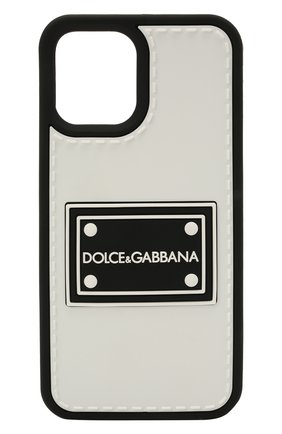 Чехол для iphone 12 pro max DOLCE & GABBANA черно-белого цвета, арт. BP2908/A0274 | Фото 1 (Региональные ограничения белый список (Axapta Mercury): RU)