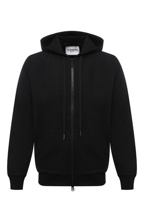 Мужской хлопковая толстовка ICEBERG черного цвета по цене 24500 руб., арт. 21E I1P0/E070/6300 | Фото 1 Мужской хлопковая толстовка ICEBERG черного цвета, арт. 21E I1P0/E070/6300 | Фото 1