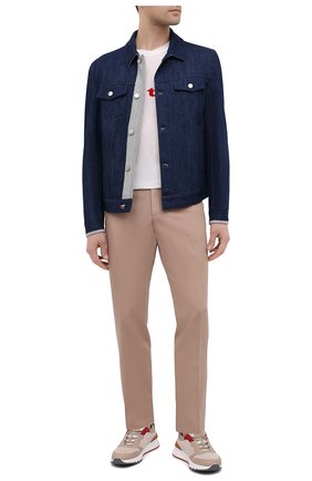 Мужская хлопковая футболка KITON белого цвета по цене 51150 руб., арт. UK1164 | Фото 2 Мужская хлопковая футболка KITON белого цвета, арт. UK1164 | Фото 2