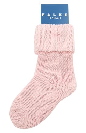 Детские хлопковые носки FALKE светло-розового цвета, арт. 10408. | Фото 1 (Региональные ограничения белый список (Axapta Mercury): RU)