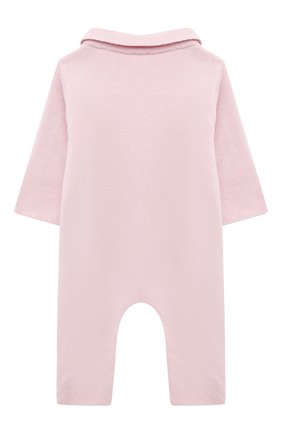 Детский кашемировый комбинезон WOOL&COTTON розового цвета по цене 12850 руб., арт. KMLBR | Фото 2 Детский кашемировый комбинезон WOOL&COTTON розового цвета, арт. KMLBR | Фото 2