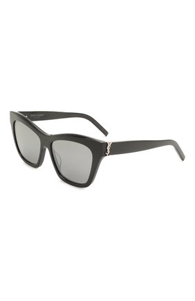 Женские солнцезащитные очки SAINT LAURENT черного цвета по цене 33000 руб., арт. SL M79 001 | Фото 1 Женские солнцезащитные очки SAINT LAURENT черного цвета, арт. SL M79 001 | Фото 1