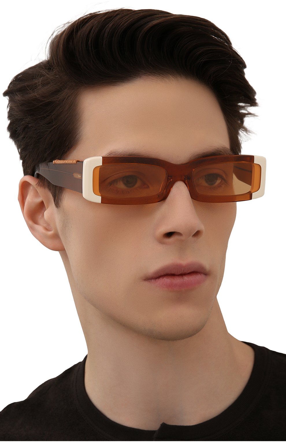 Женские солнцезащитные очки JACQUEMUS оранжевого цвета по цене 0 руб., арт. LES LUNETTES 97 SHADE 0F 0RANGE | Фото 3 Женские солнцезащитные очки JACQUEMUS оранжевого цвета, арт. LES LUNETTES 97 SHADE 0F 0RANGE | Фото 3 (Кросс-КТ: С/з-унисекс; Региональные ограничения белый список (Axapta Mercury): RU; Тип очков: С/з; Оптика Гендер: оптика-унисекс; Очки форма: Узкие)