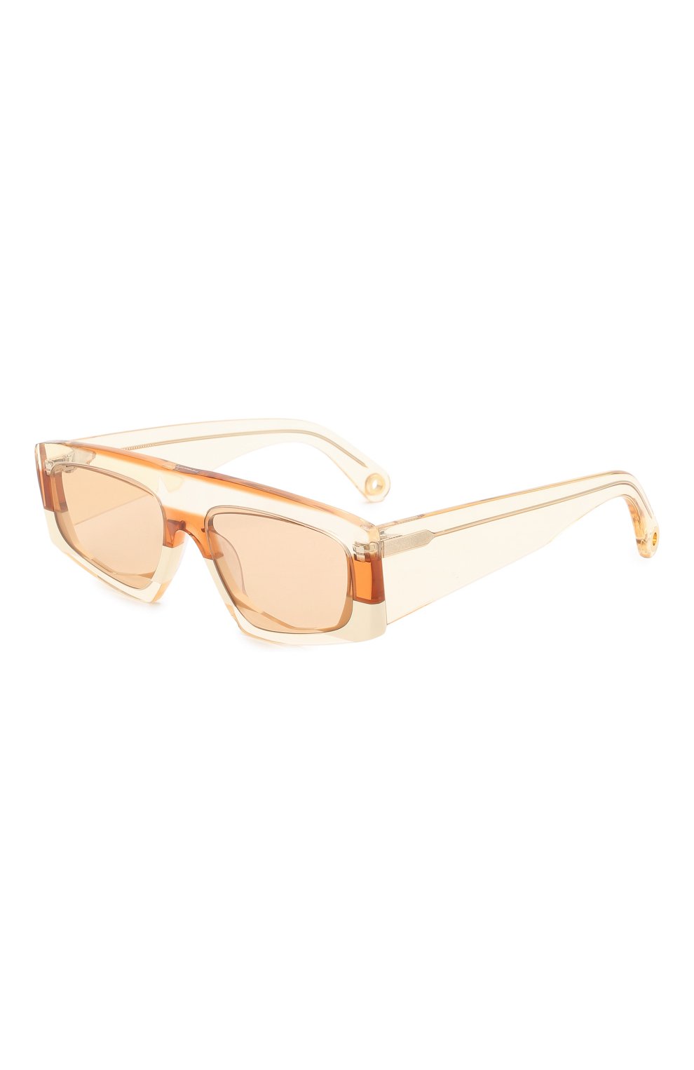 Женские солнцезащитные очки JACQUEMUS оранжевого цвета, арт. LES LUNETTES YAUC0 SHADE 0F 0RANGE | Фото 1 (Кросс-КТ: С/з-унисекс; Региональные ограничения белый список (Axapta Mercury): RU; Тип очков: С/з; Оптика Гендер: оптика-унисекс; Очки форма: Прямоугольные)