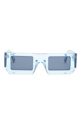 Женские солнцезащитные очки JACQUEMUS голубого цвета по цене 30900 руб., арт. LES LUNETTES S0LEIL SHADE 0F BLUE | Фото 4 Женские солнцезащитные очки JACQUEMUS голубого цвета, арт. LES LUNETTES S0LEIL SHADE 0F BLUE | Фото 4