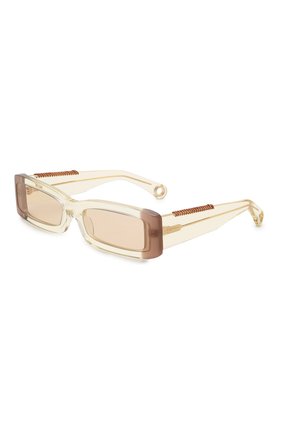 Женские солнцезащитные очки JACQUEMUS бежевого цвета по цене 38100 руб., арт. LES LUNETTES 97 YELL0W | Фото 1 Женские солнцезащитные очки JACQUEMUS бежевого цвета, арт. LES LUNETTES 97 YELL0W | Фото 1