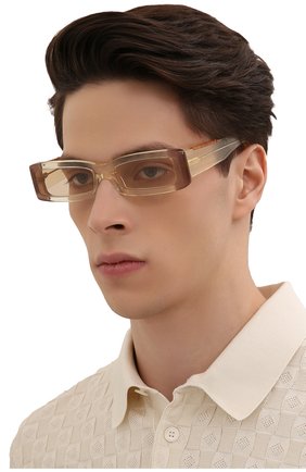 Женские солнцезащитные очки JACQUEMUS бежевого цвета по цене 38100 руб., арт. LES LUNETTES 97 YELL0W | Фото 3 Женские солнцезащитные очки JACQUEMUS бежевого цвета, арт. LES LUNETTES 97 YELL0W | Фото 3