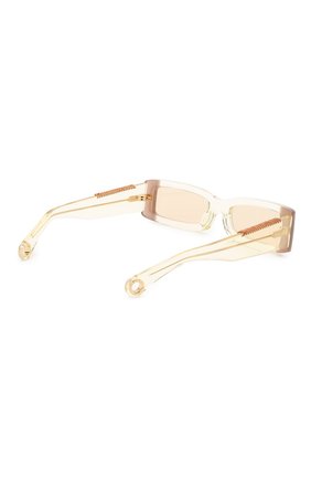 Женские солнцезащитные очки JACQUEMUS бежевого цвета по цене 38100 руб., арт. LES LUNETTES 97 YELL0W | Фото 5 Женские солнцезащитные очки JACQUEMUS бежевого цвета, арт. LES LUNETTES 97 YELL0W | Фото 5