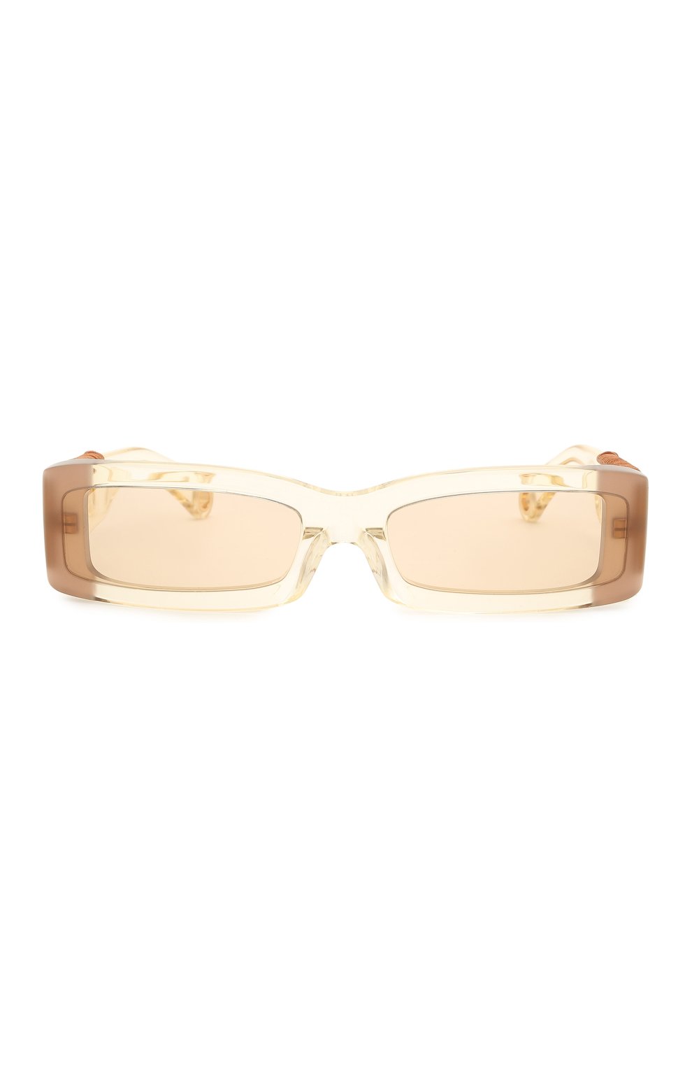Женские солнцезащитные очки JACQUEMUS бежевого цвета по цене 0 руб., арт. LES LUNETTES 97 YELL0W | Фото 4 Женские солнцезащитные очки JACQUEMUS бежевого цвета, арт. LES LUNETTES 97 YELL0W | Фото 4 (Кросс-КТ: С/з-унисекс; Региональные ограничения белый список (Axapta Mercury): RU; Тип очков: С/з; Оптика Гендер: оптика-унисекс; Очки форма: Прямоугольные, Узкие)