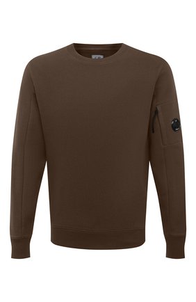 Мужской хлопковый свитшот C.P. COMPANY хаки цвета по цене 15300 руб., арт. 10CMSS045A-005086W | Фото 1 Мужской хлопковый свитшот C.P. COMPANY хаки цвета, арт. 10CMSS045A-005086W | Фото 1