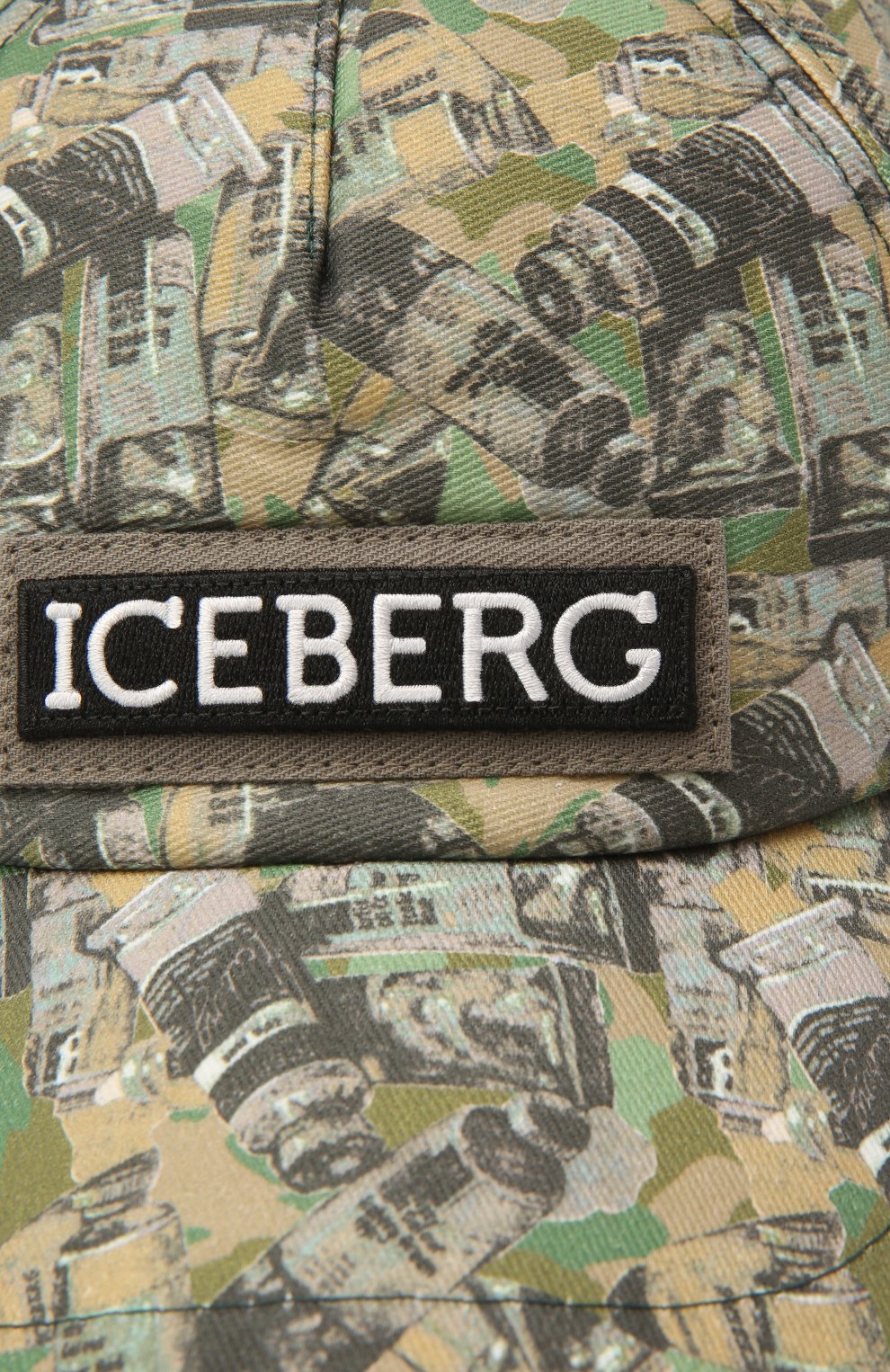 Мужской хлопковая бейсболка ICEBERG хаки цвета по цене 12100 руб., арт. 21E I1P1/7102/6920 | Фото 3 Мужской хлопковая бейсболка ICEBERG хаки цвета, арт. 21E I1P1/7102/6920 | Фото 3